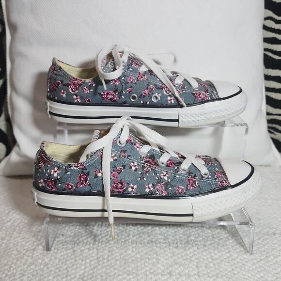 Converse  Youth All-Star Low Floral size 2 - Picture 1 of 8